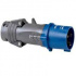 Bticino Clavija Recta 052044, 220 - 250V, 16A, Gris/Azul