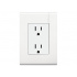 Bticino Tomacorriente E6028NPTL, 2 Enchufes, 127 - 250V, 15A, Blanco  1