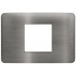 Bticino Placa de Pared JA4819ATQ, 2 Puertos, Titanio  1