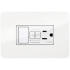 Bticino Tomacorriente JW4028GFAG6Q, 1 Enchufes, 125V, 15A, Blanco