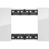 Bticino Placa de Pared KA4803DW, 3 Puertos, Hielo  1