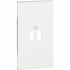 Bticino Placa de Pared KW12C, 2 Puertos USB, Blanco  1