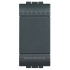 Bticino Interruptor L4005N, 1 Vía, 10A, 277V, Antracita  1