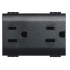 Bticino Tomacorriente Polarizado L4188, 2 Enchufes, 127 - 277V, 15A, Negro  1