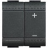 Bticino Atenuador L4411N, 2 Botones, Negro  1