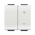 Bticino Atenuador N4411N, 2 Botones, Blanco  1