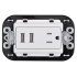 Bticino Tomacorriente QZ4028USB, 1 Enchufes, 127V, 15A, Blanco  1
