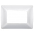 Bticino Placa de Pared de 3 Puertos, Blanco  1