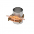Burndy Conector Mecánico de Puesta a Tierra GAR1926, 4 AWG, 2-1/2"-2-7/8" - Imagen adicional 4