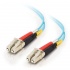 C2G Cable Fibra Óptica Dúplex Multimodo OM3 2x LC Macho - 2x LC Macho, 50/125, 9 Metros, Aqua  1