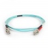 C2G Cable Fibra Óptica Dúplex Multimodo OM4 LC Macho - LC Macho, 50/125, 25 Metros, Aqua  2