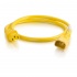 C2G Cable de Poder C14 Acoplador Macho - C13 Acoplador Hembra, 90cm, Amarillo - Imagen adicional 3