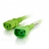 C2G Cable de Poder C14 Acoplador Macho - C13 Acoplador Hembra, 1.8 Metros, Verde