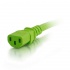 C2G Cable de Poder C14 Acoplador Macho - C13 Acoplador Hembra, 1.8 Metros, Verde - Imagen adicional 1