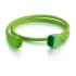C2G Cable de Poder C14 Acoplador Macho - C13 Acoplador Hembra, 1.8 Metros, Verde - Imagen adicional 3