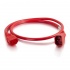 C2G Cable de Poder C14 Acoplador Macho - C13 Acoplador Hembra, 60cm, Rojo - Imagen adicional 3
