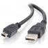 C2G Cable USB A Macho - Mini USB B Macho, 2 Metros, Negro  1