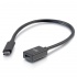 C2G Cable USB C Macho - USB C Hembra, 30cm, Negro - Imagen adicional 1