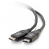 C2G Cable USB C Macho - USB C Macho, 3 Metros, Negro  1