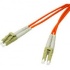 Cable Fibra Óptica Dúplex Multimodo OM2 LC Macho - LC Macho, 50/125, 20 Metros, Naranja  1
