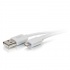 C2G Cable USB A Macho - Lightning Macho, 1 Metro, Blanco  2