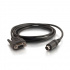 C2G Cable DB9 Hembra - 8-pin Mini Din Macho, 1.8 Metros