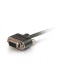C2G Cable Serial con Conectores de Bajo Perfil DB-9 Hembra - DB-9 Hembra, 7.6 Metros, Negro  2