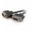 C2G Cable Serial con Conectores de Bajo Perfil DB-9 Hembra - DB-9 Hembra, 7.6 Metros, Negro  3