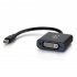 C2G Adaptador Mini DisplayPort Macho - DVI-D Single Link Hembra, Negro  1
