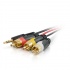 C2G Cable VGA + 3.5mm Stereo + RCA Macho - RapidRun 15-pin Macho, 15cm, Negro  2
