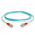 Cable Fibra Óptica Dúplex Multimodo OM3 TAA LC Macho - LC Macho, 50/125, 10 Metros, Aqua  2