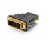 C2G Adaptador HDMI Macho - DVI-D Dual Link Macho, Negro/Dorado  1