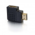 C2G Adaptador HDMI Hembra - HDMI Macho, Ángulo Derecho, Negro - Imagen adicional 4