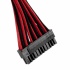 Cablemod Kit Cable de Poder ATX 24-pin Macho - ATX 24-pin Hembra, 30cm, Negro/Rojo  3