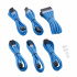 Cablemod Kit de Cables de Poder PCI Express, Azul, incluye 1x Cable ATX 24-pin/1x EPS 8-pin/1x EPS 4+4-pin/1xPCI-E 16-pin a 3x8-pin  2