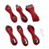 Cablemod Kit de Cables de Poder PCI Express, Rojo, incluye 1x Cable ATX 24-pin/1x EPS 8-pin/1x EPS 4+4-pin/1xPCI-E 16-pin a 3x8-pin  2