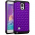Cellairis Funda Hybrid Ripple para Samsung Note 4, Morado/Negro  1