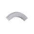 Charofil Curva Pre-Fabricada de 90°, 54/150mm, Electro Zinc (EZ)