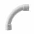 Charofil Curva de Radio Estrecho PVC 5/8'', Gris