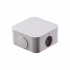 Charofil Caja Quadrix para Tubería, 4 Entradas, Blanco