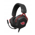 Checkpoint Audífonos Gamer HX-200-AK , Alámbrico, 2.1 Metros, USB, Negro/Rojo  1