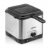Chefman Freidora de Aceite RJ07-15-SS-MX, 1 Litro, 1000W, Negro/Plata  2