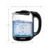 Chefman Hervidor de Agua Eléctrica RJ11-17-GOPP, 1.7 Litros, Negro  2