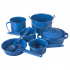 Cinsa Batería de Cocina Jade, Peltre, 8 Piezas, Azul  2