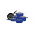 Cinsa Batería de Cocina Albanía, 10 Piezas, Azul  1