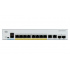 Switch Cisco Gigabit Ethernet Catalyst 1000, 8 Puertos PoE+ 10/100/1000 + 2 Puertos SFP, 20 Gbit/s, Full PoE 120W, 16.000 Entradas - Administrable  1