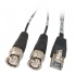 Cisco Cable Patch 2 x E1 BNC Macho - 1 x RJ45 Macho, 3 Metros, Negro  1