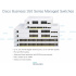 Switch Cisco Gigabit Ethernet Business 350, 48 Puertos PoE+ 10/100/1000Mbit/s + 4 Puertos SFP, 16.000 Entradas - Administrable  2