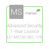 Cisco Meraki Licencia de Seguridad Avanzada y Soporte, 1 Licencia, 1 Año, para MX100  1