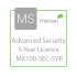 Cisco Meraki Licencia de Seguridad Avanzada y Soporte, 1 Licencia, 5 Años, para MX100  1